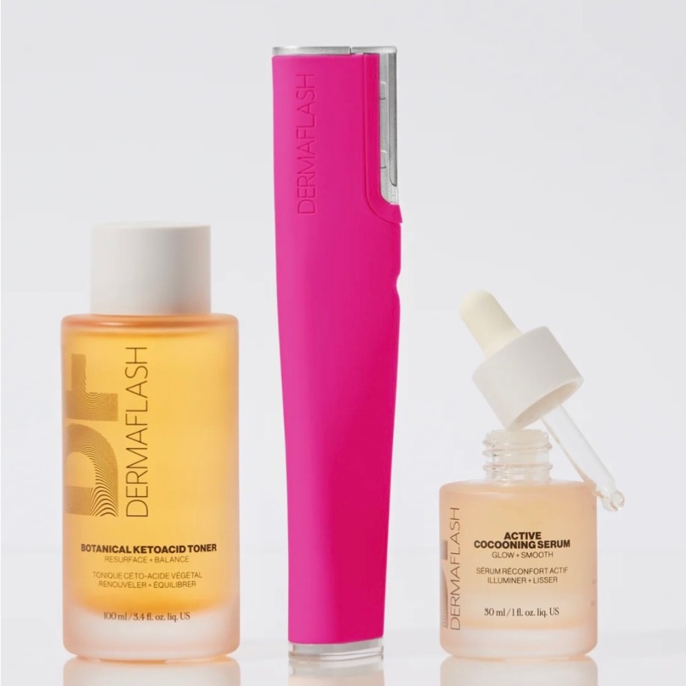 DERMAFLASH LUXE HAIR REMOVAL SYSTEM + EXTRAS RT. $309! *Anti-aging, too!* NIB 👍